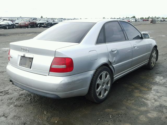 WAURD68D41A107471 - 2001 AUDI S4 2.7 QUA SILVER photo 4