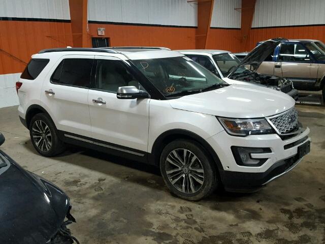 1FM5K8HT7GGA73005 - 2016 FORD EXPLORER P WHITE photo 1