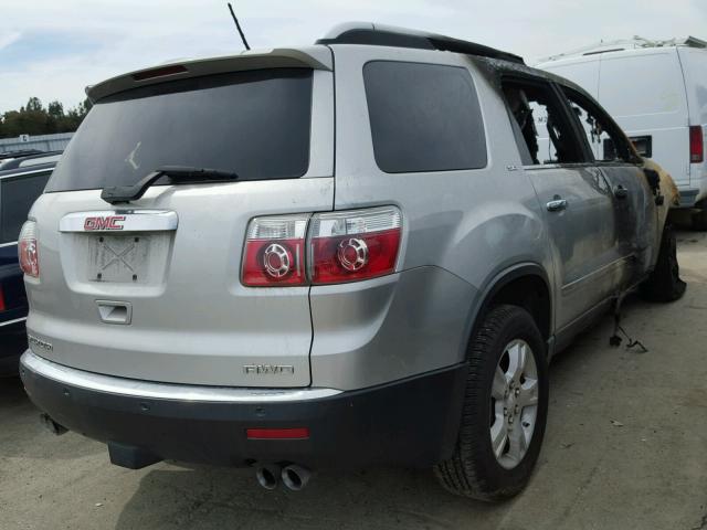 1GKEV33707J164746 - 2007 GMC ACADIA SLT SILVER photo 4