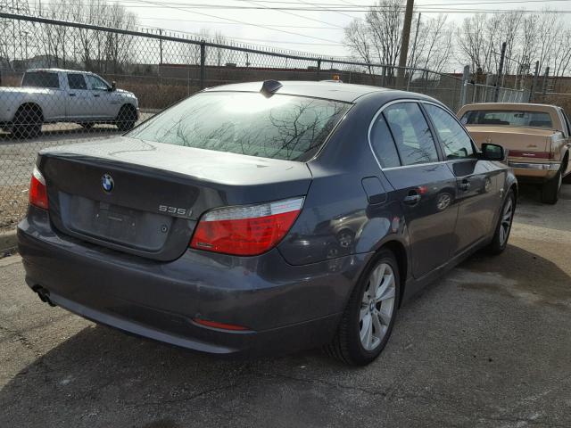 WBANV9C55AC137855 - 2010 BMW 535 XI GRAY photo 4