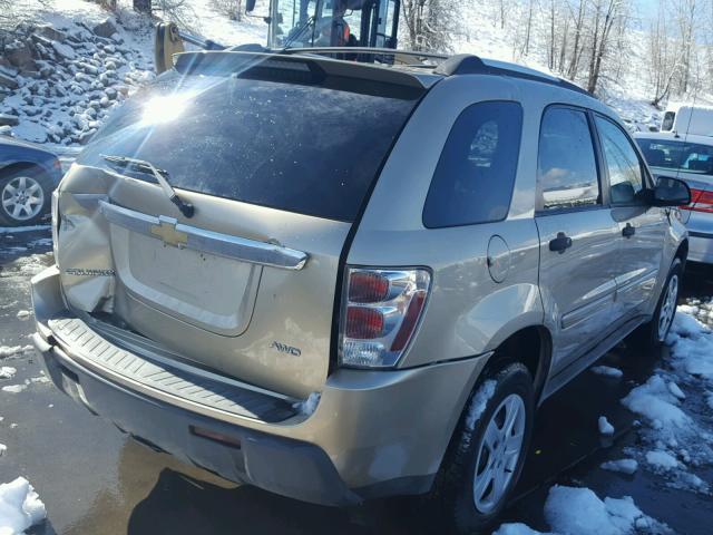 2CNDL23FX56180344 - 2005 CHEVROLET EQUINOX LS GOLD photo 4