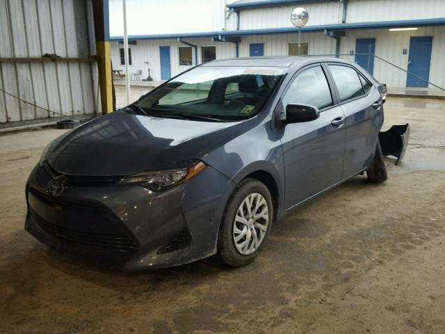 5YFBURHE8HP591651 - 2017 TOYOTA COROLLA L BLUE photo 2