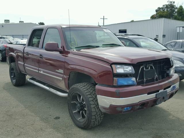 1GCHK23143F125047 - 2003 CHEVROLET SILVERADO BURGUNDY photo 1