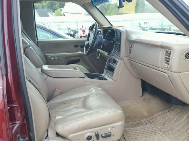 1GCHK23143F125047 - 2003 CHEVROLET SILVERADO BURGUNDY photo 5