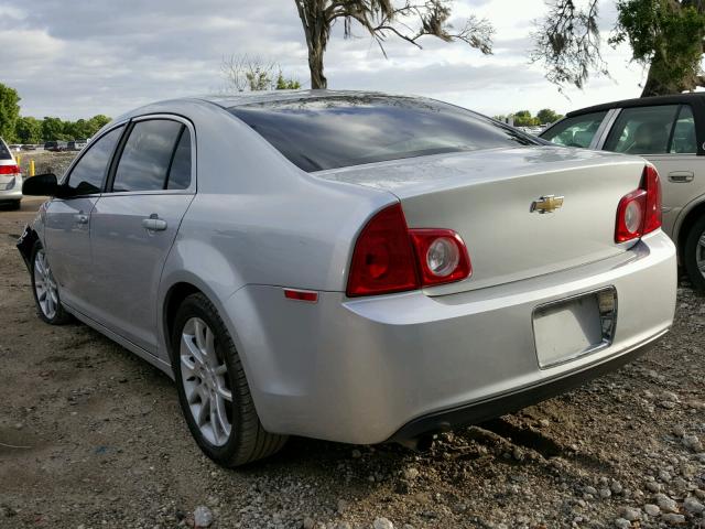 1G1ZC5E01AF175434 - 2010 CHEVROLET MALIBU 1LT ვერცხლისფერი ფოტო 3