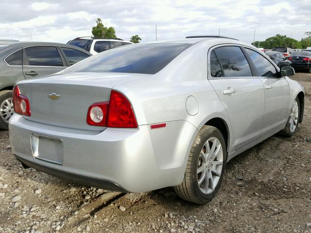1G1ZC5E01AF175434 - 2010 CHEVROLET MALIBU 1LT ვერცხლისფერი ფოტო 4