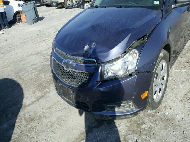 1G1PA5SHXD7244305 - 2013 CHEVROLET CRUZE LS BLUE photo 9