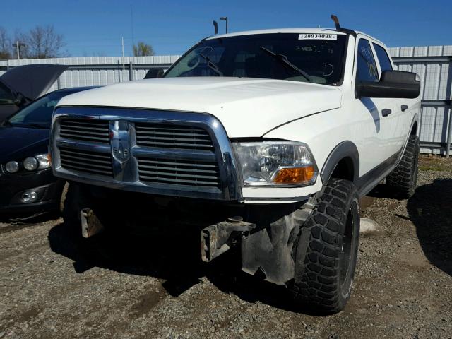 3D7TP2CT9BG580783 - 2011 DODGE RAM 2500 WHITE photo 2