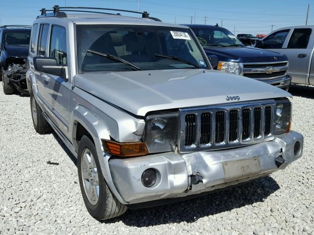 1J8HH58N86C357631 - 2006 JEEP COMMANDER SILVER photo 1