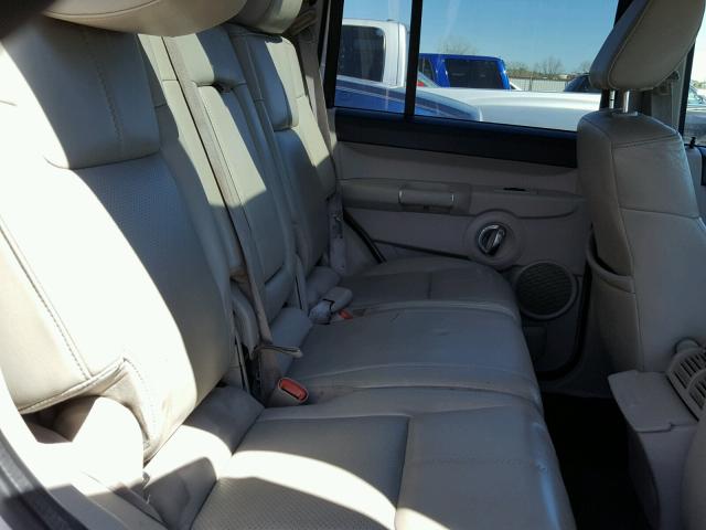 1J8HH58N86C357631 - 2006 JEEP COMMANDER SILVER photo 6