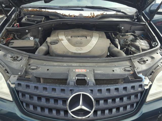 4JGBB86E76A088662 - 2006 MERCEDES-BENZ ML 350 GREEN photo 7