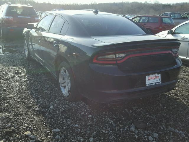 2C3CDXCT3FH871080 - 2015 DODGE CHARGER R/ BLACK photo 3