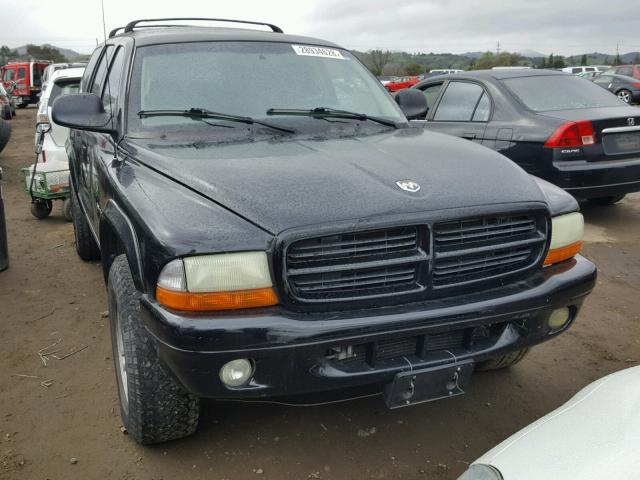 1B4HS28ZX1F595267 - 2001 DODGE DURANGO BLACK photo 1