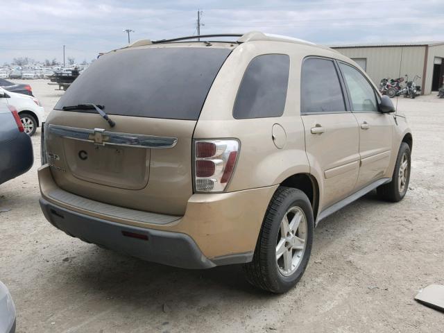 2CNDL63F256199509 - 2005 CHEVROLET EQUINOX LT GOLD photo 4