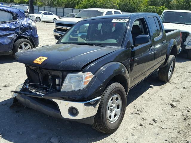 1N6AD0ER9AC404444 - 2010 NISSAN FRONTIER C BLACK photo 2