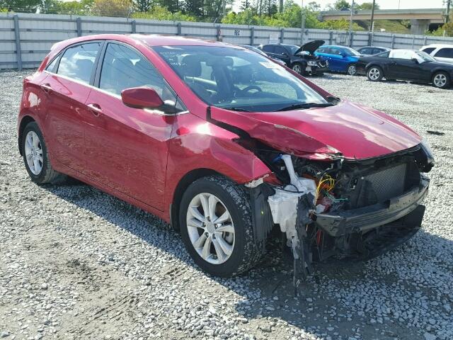 KMHD35LH7EU202482 - 2014 HYUNDAI ELANTRA GT RED photo 1