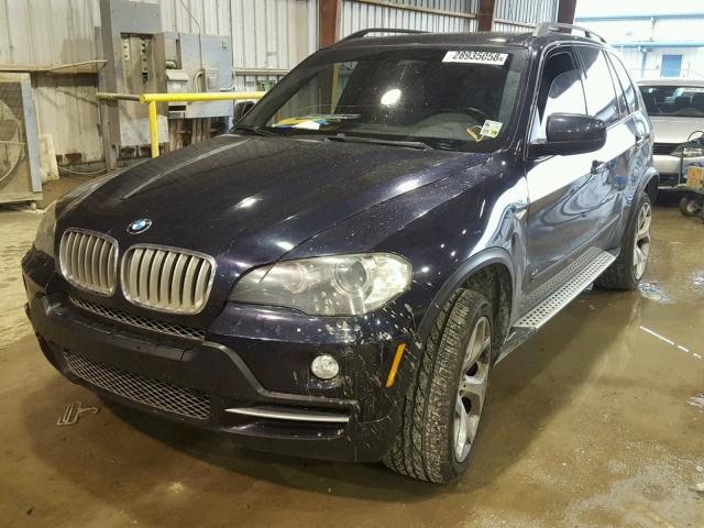 5UXFE83528L098250 - 2008 BMW X5 4.8I BLUE photo 2