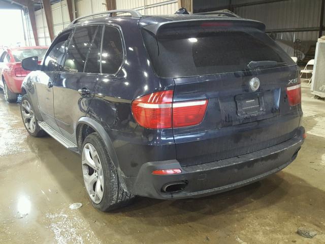 5UXFE83528L098250 - 2008 BMW X5 4.8I BLUE photo 3