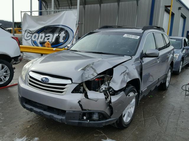 4S4BRCGC1B3406821 - 2011 SUBARU OUTBACK 2. SILVER photo 2