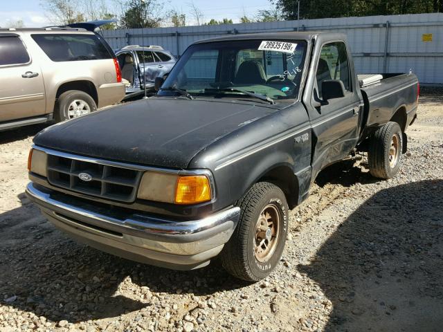 1FTCR10U4RPA59682 - 1994 FORD RANGER BLACK photo 2