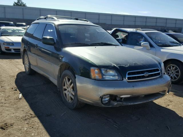 4S3BH686517644115 - 2001 SUBARU LEGACY OUT GREEN photo 1