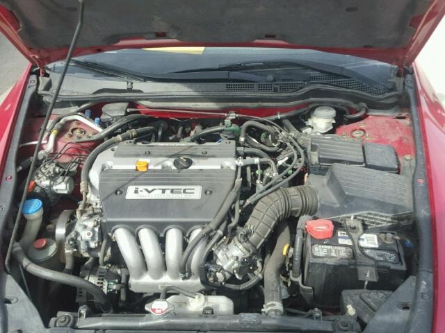 1HGCM72713A029768 - 2003 HONDA ACCORD EX RED photo 7