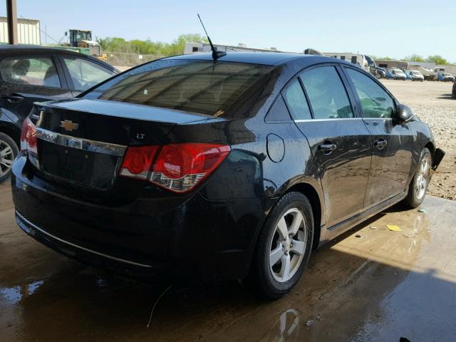 1G1PF5S91B7218666 - 2011 CHEVROLET CRUZE LT BLACK photo 4