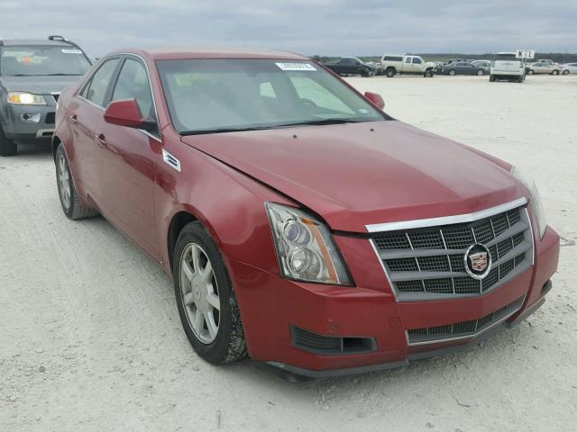 1G6DF577590125155 - 2009 CADILLAC CTS RED photo 1