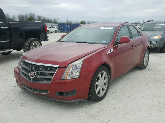 1G6DF577590125155 - 2009 CADILLAC CTS RED photo 2
