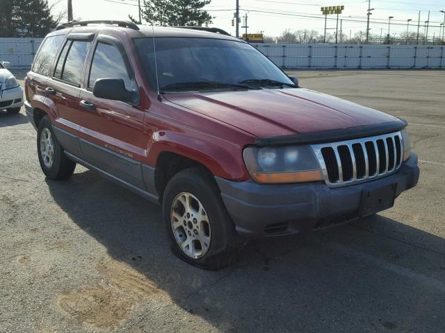 1J4GW48S41C730286 - 2001 JEEP GRAND CHER RED photo 1