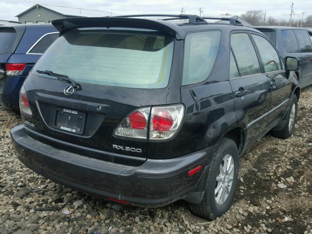 JTJHF10U020266919 - 2002 LEXUS RX 300 BLACK photo 4