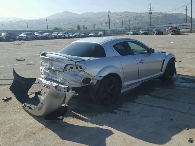 JM1FE17N140104442 - 2004 MAZDA RX8 SILVER photo 4