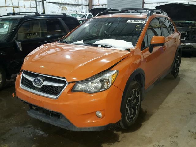 JF2GPAKC4D2819306 - 2013 SUBARU XV CROSSTR ORANGE photo 2