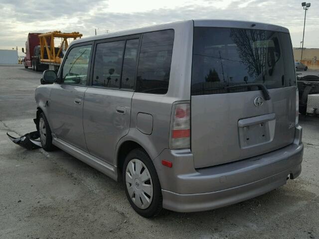 JTLKT324864101603 - 2006 TOYOTA SCION XB ვერცხლისფერი ფოტო 3