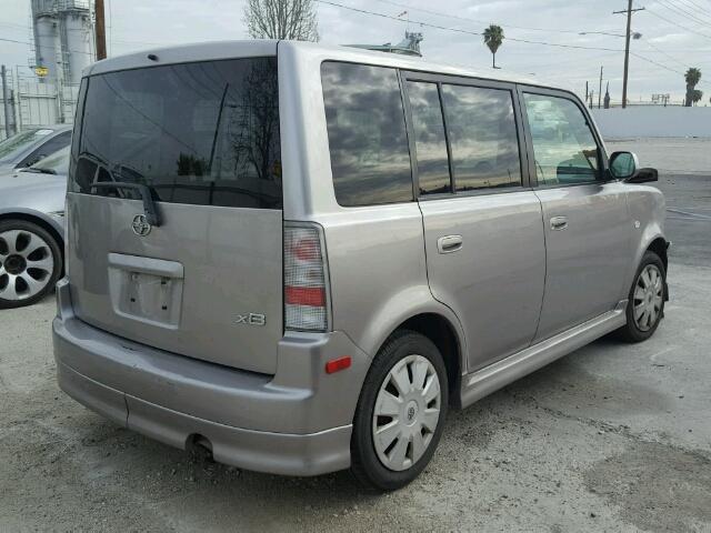 JTLKT324864101603 - 2006 TOYOTA SCION XB ვერცხლისფერი ფოტო 4