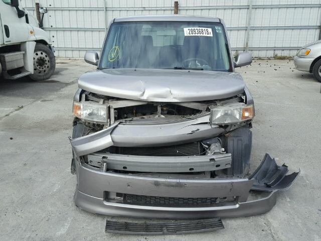 JTLKT324864101603 - 2006 TOYOTA SCION XB ვერცხლისფერი ფოტო 9