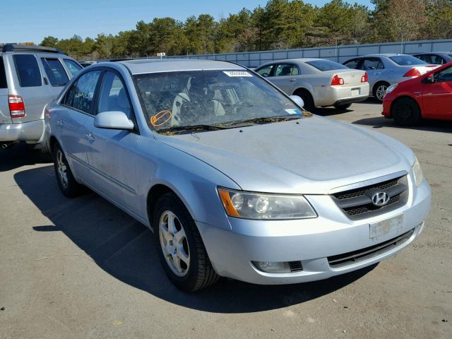 5NPEU46C16H170298 - 2006 HYUNDAI SONATA GLS BLUE photo 1