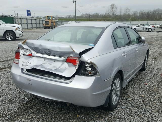 2HGFA1F95BH516678 - 2011 HONDA CIVIC EXL SILVER photo 4