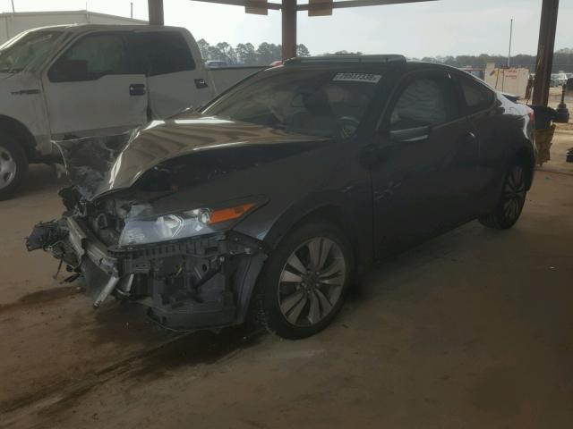 1HGCS1B8XBA013837 - 2011 HONDA ACCORD EXL GRAY photo 2