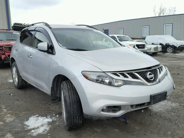 JN8AZ1MW6EW518136 - 2014 NISSAN MURANO S SILVER photo 1