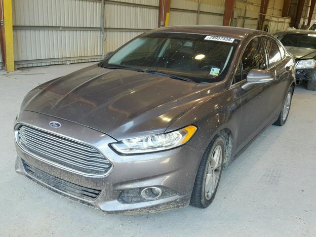 3FA6P0HD4ER152423 - 2014 FORD FUSION SE GRAY photo 2