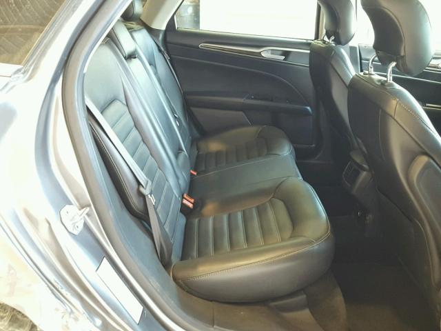 3FA6P0HD4ER152423 - 2014 FORD FUSION SE GRAY photo 6