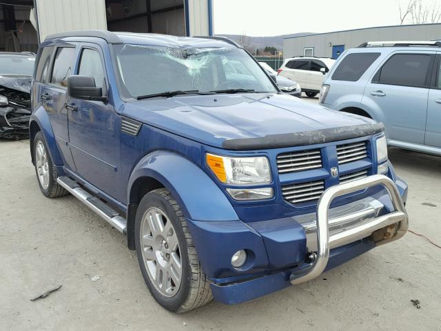 1D8GU58X59W546838 - 2009 DODGE NITRO R/T BLUE photo 1