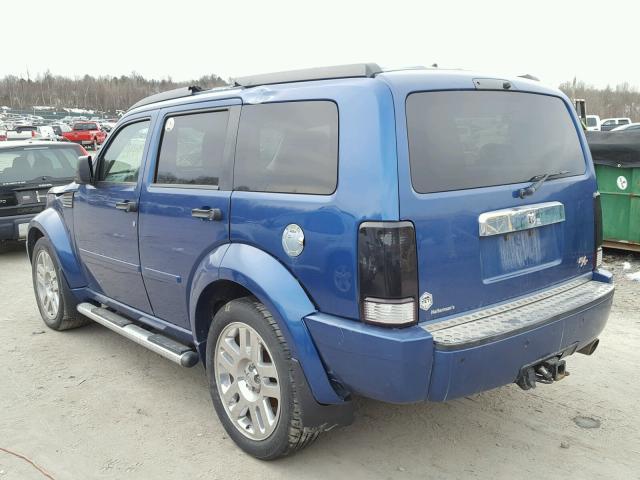 1D8GU58X59W546838 - 2009 DODGE NITRO R/T BLUE photo 3