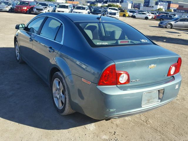 1G1ZG57B59F133489 - 2009 CHEVROLET MALIBU LS TEAL photo 3