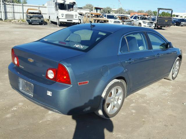 1G1ZG57B59F133489 - 2009 CHEVROLET MALIBU LS Dəniz mavisi foto 4