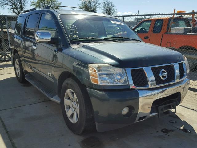 5N1AA08A15N721027 - 2005 NISSAN ARMADA SE GREEN photo 1