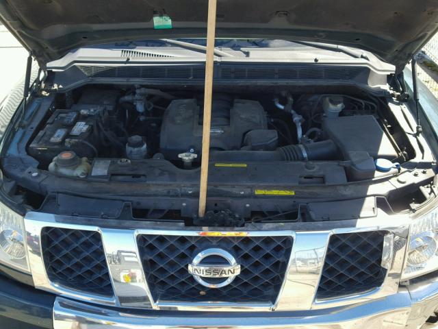 5N1AA08A15N721027 - 2005 NISSAN ARMADA SE GREEN photo 7