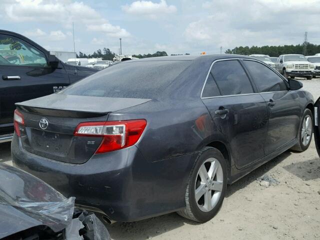 4T1BF1FKXEU404439 - 2014 TOYOTA CAMRY L GRAY photo 4