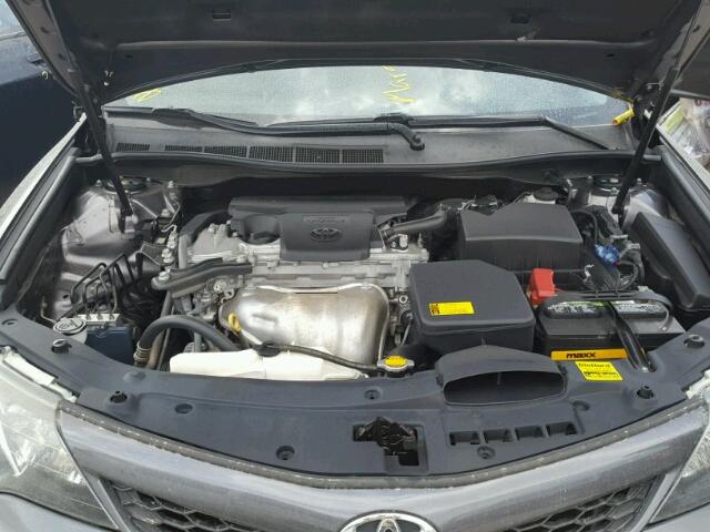 4T1BF1FKXEU404439 - 2014 TOYOTA CAMRY L GRAY photo 7